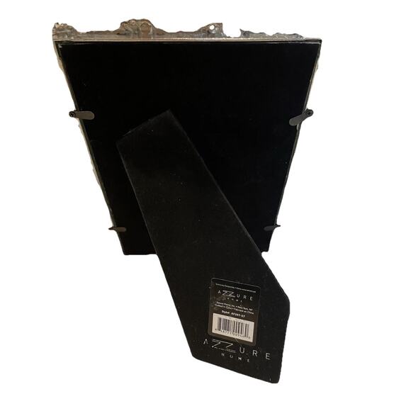 Azzure Home Pearls Rhinestones Ornate Photo Frame Wedding Picture Holds 5x7” - Picture 7 of 9